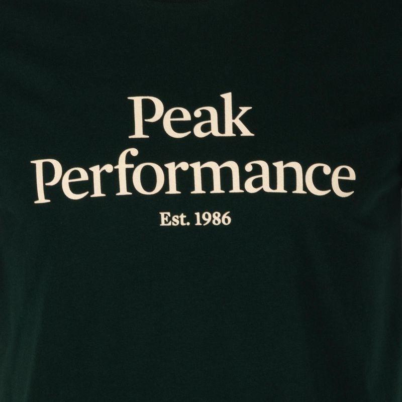 Vyriški trekingo marškinėliai Peak Performance Original Tee green G77692260 3