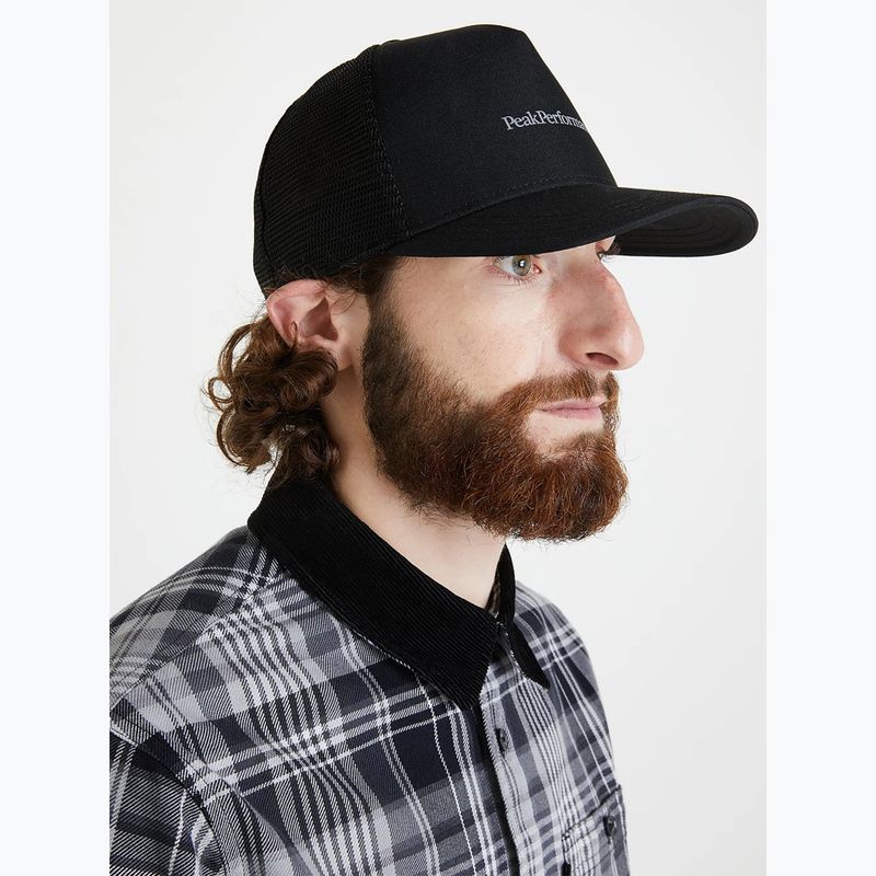 Kepuraitė su snapeliu Peak Performance PP Trucker Cap black 2
