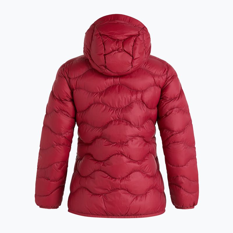 Peak Performance moteriška pūkinė striukė Helium Down Hood kaštoninės spalvos G77852150 2