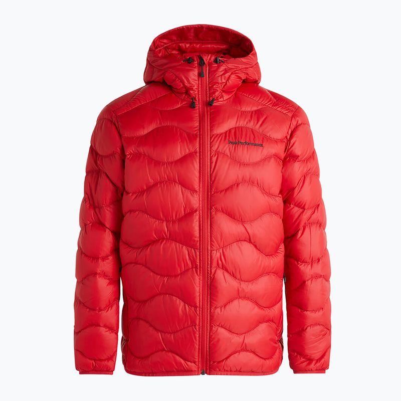 Vyriška striukė su gobtuvu Peak Performance Helium Down Hood Jacket Red G77849160