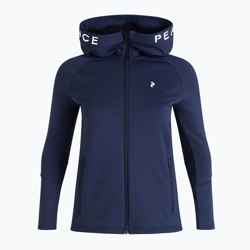 Moteriški džemperiai Peak Performance Rider Zip Hood navy blue G78834010