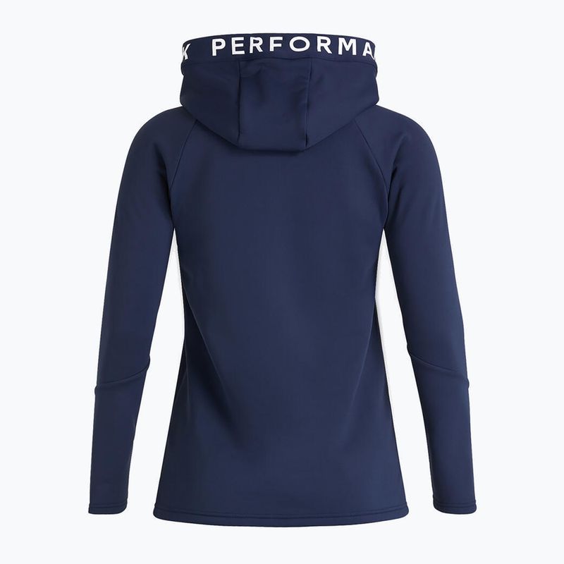 Moteriški džemperiai Peak Performance Rider Zip Hood navy blue G78834010 2
