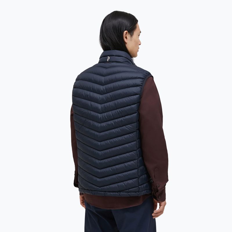 Vyriški turistiniai drabužiai be rankovių Peak Performance Frost Down hiking black G77894030 2