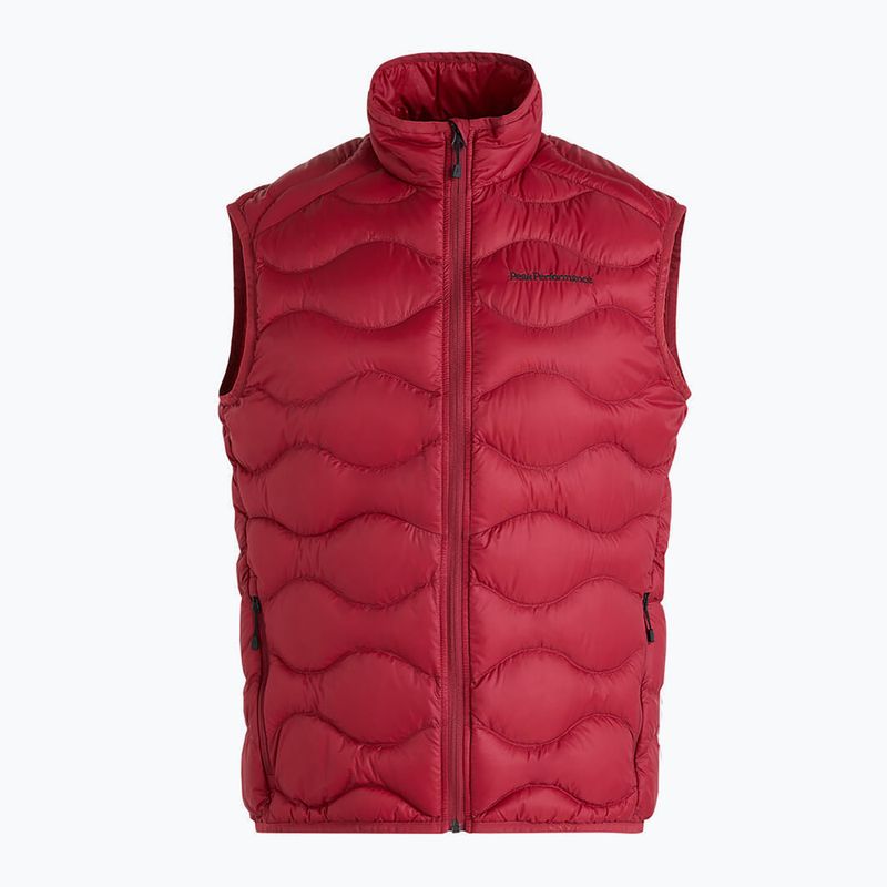 Vyriška Peak Performance Helium pūkinė liemenė Red G77857050
