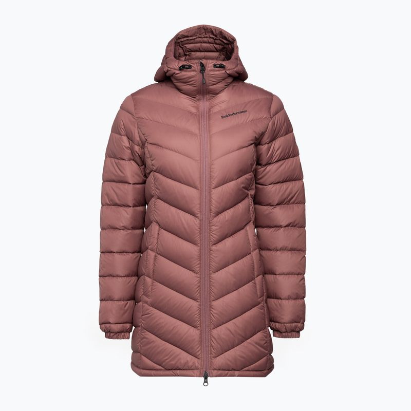 Moteriškos pūkinės striukės Peak Performance Frost Down Parka brown G77895060