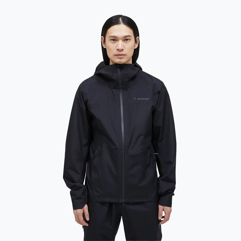 Vyriška striukė nuo lietaus Peak Performance Commuter Gore black