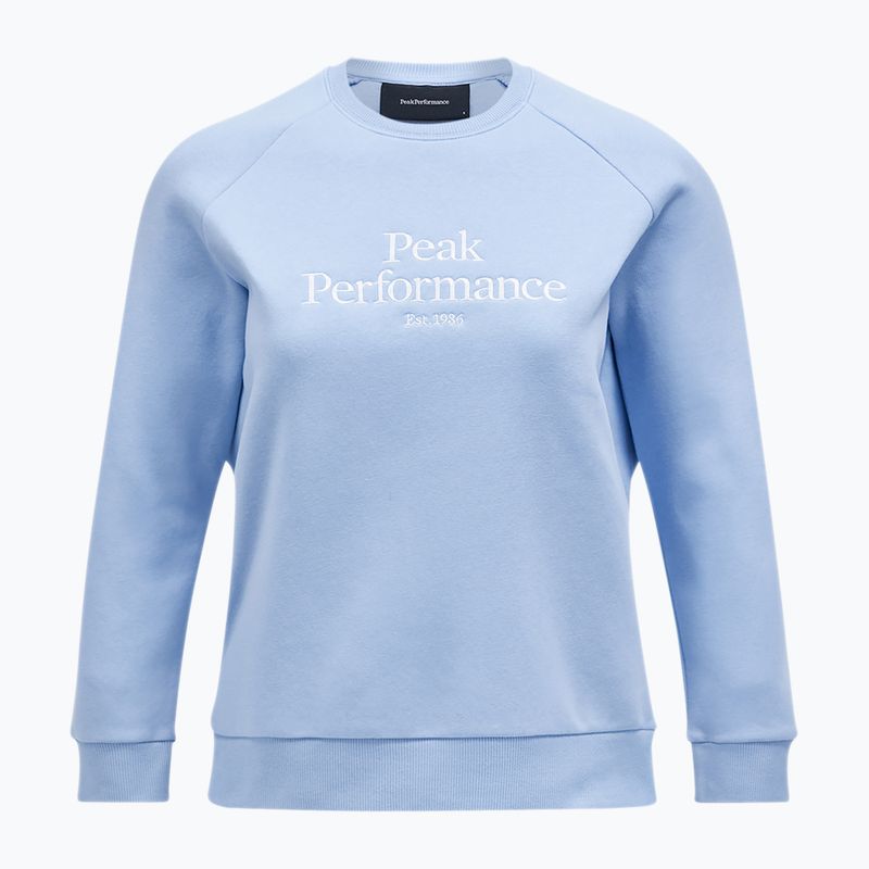 Moteriški trekingo džemperiai Peak Performance Original Crew blue