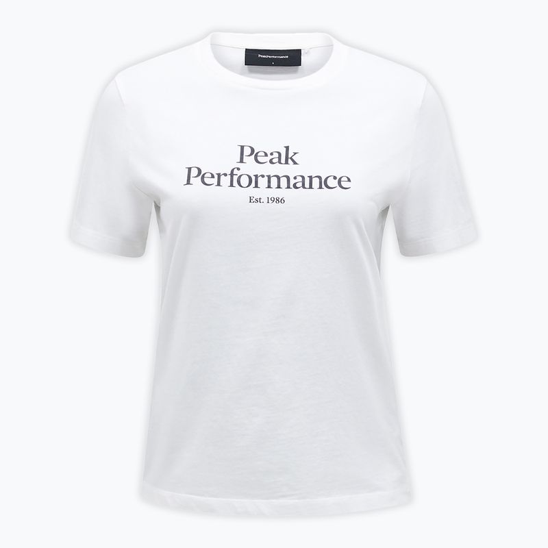 Moteriški marškinėliai Peak Performance Original Tee off white