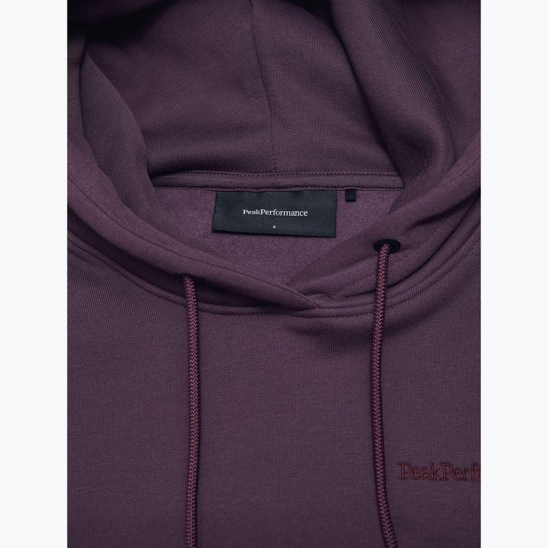 Moteriškas džemperis Peak Performance Original Small Logo Hood mystic purple 6