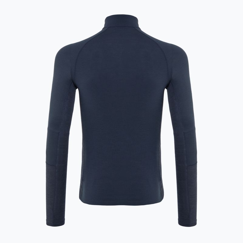 Vyriški termoaktyvūs marškinėliai ilgomis rankovėmis Peak Performance Magic Half Zip blue shadow 2