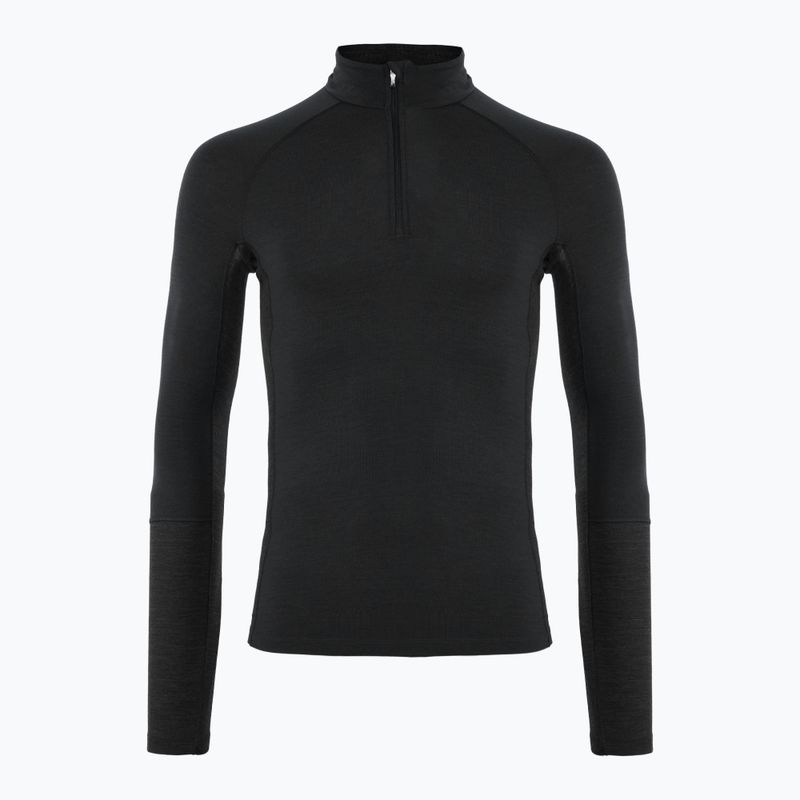 Vyriški termoaktyvūs marškinėliai ilgomis rankovėmisPeak Performance Magic Half Zip black