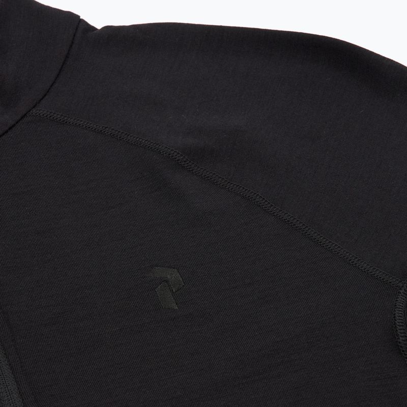 Vyriški termoaktyvūs marškinėliai ilgomis rankovėmisPeak Performance Magic Half Zip black 4