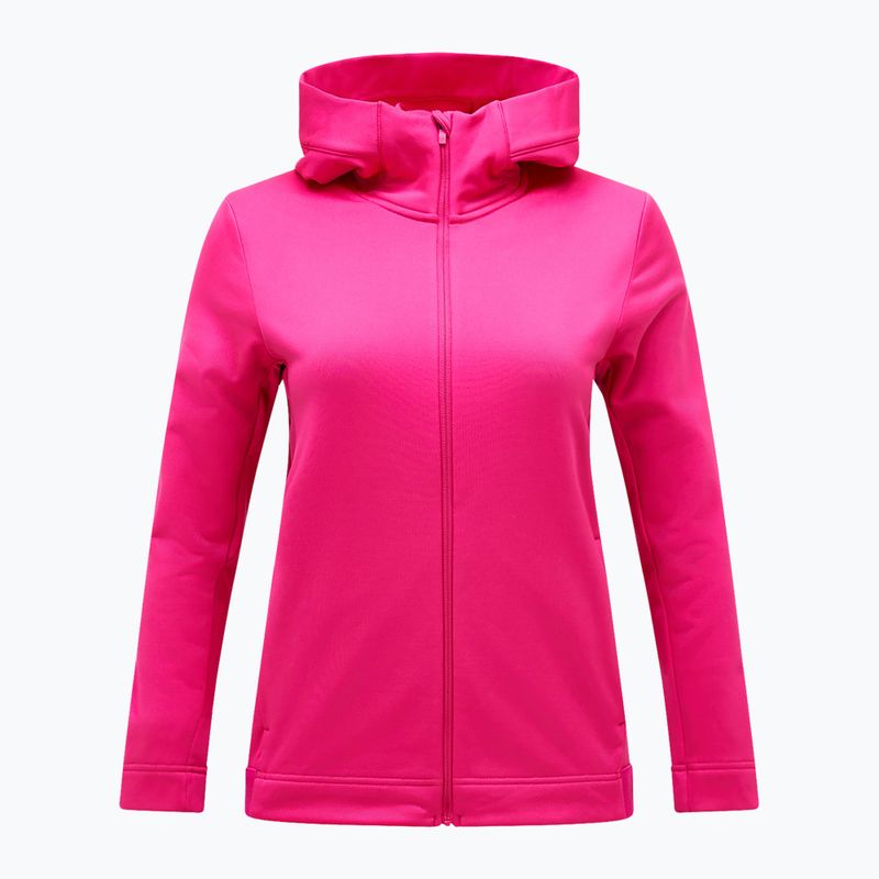 Moteriškas džemperis Peak Performance Rider Tech Zip Hood beetroot purple 5