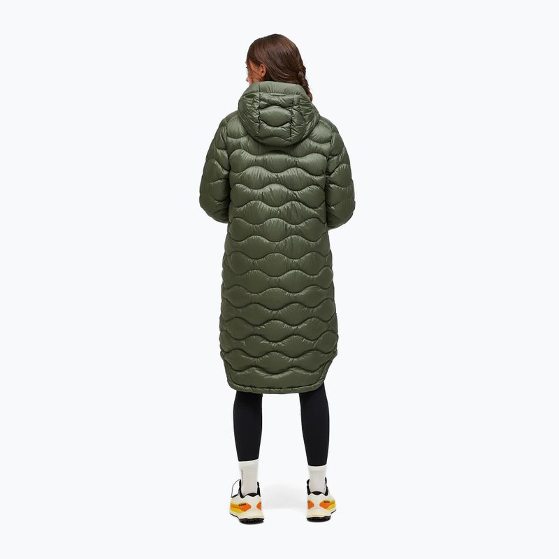 Moteriškas pūstas paltas Peak Performance Helium Down Coat pine needle/olive extreme 3