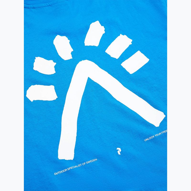 Vyriški marškinėliai Peak Performance Explore Graphic brilliant blue 6