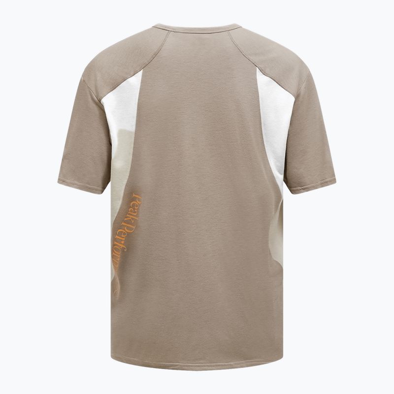 Vyriški marškinėliai Peak Performance Trail Wool Blend avid beige/sand fog 2