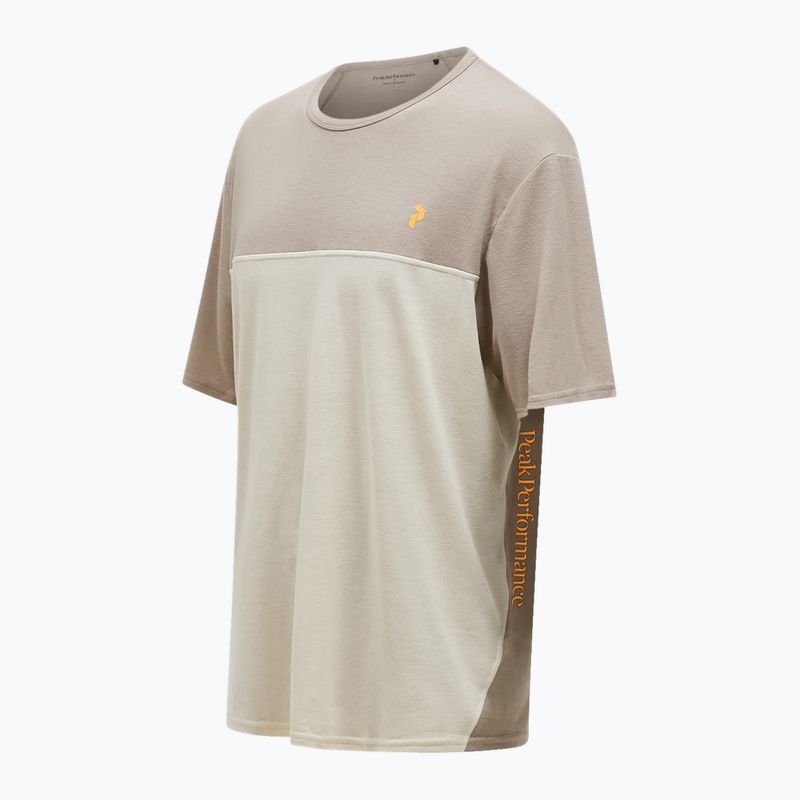 Vyriški marškinėliai Peak Performance Trail Wool Blend avid beige/sand fog 3