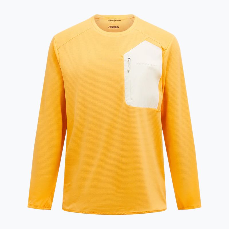 Vyriškas džemperis Peak Performance Freelight Polartec Grid blazing orange 5