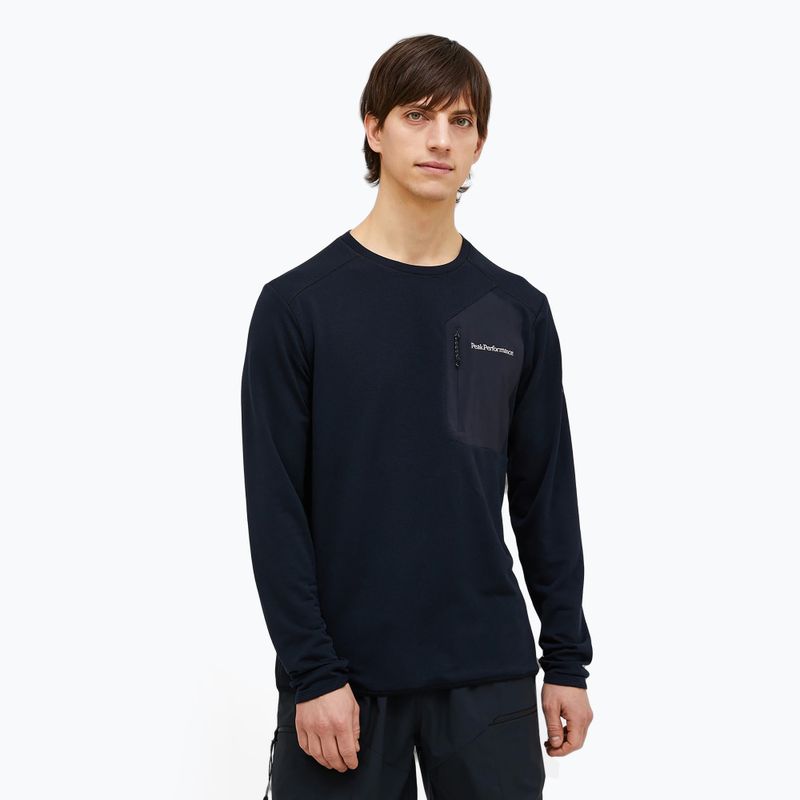 Vyriškas džemperis Peak Performance Freelight Polartec Grid black