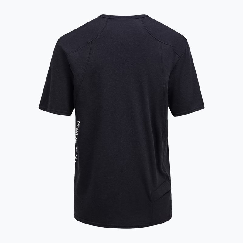 Vyriški marškinėliai Peak Performance Trail Wool Blend black 2
