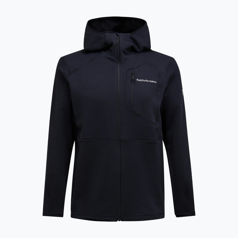 Vyriškas flisinis džemperis Peak Performance Trail Polartec Power Grid Half Zip Hood black 4