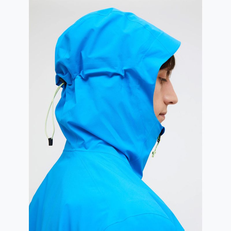 Vyriška striukė nuo lietaus Peak Performance Trail Hipe Shell Jacket brilliant blue/beige/ sunny 3