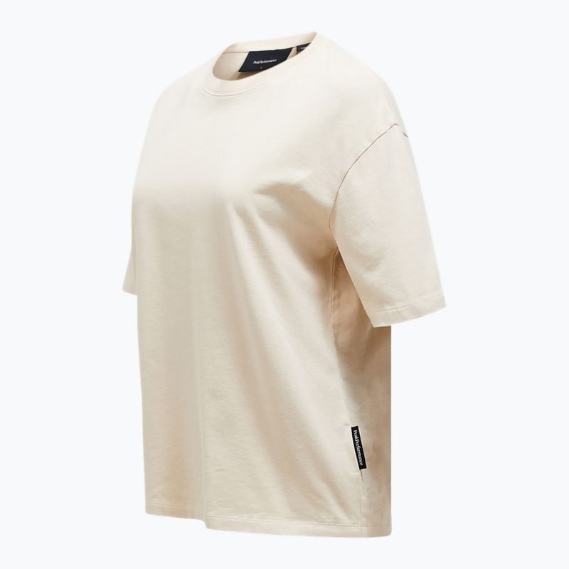 Moteriški marškinėliai Peak Performance Heavy Cotton avid beige 3
