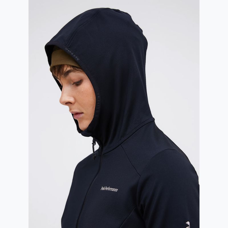 Moteriškas žygio džemperis Peak Performance Light Zip Hood black 3