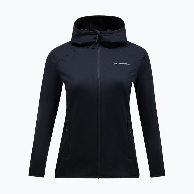 Moteriškas žygio džemperis Peak Performance Light Zip Hood black 4