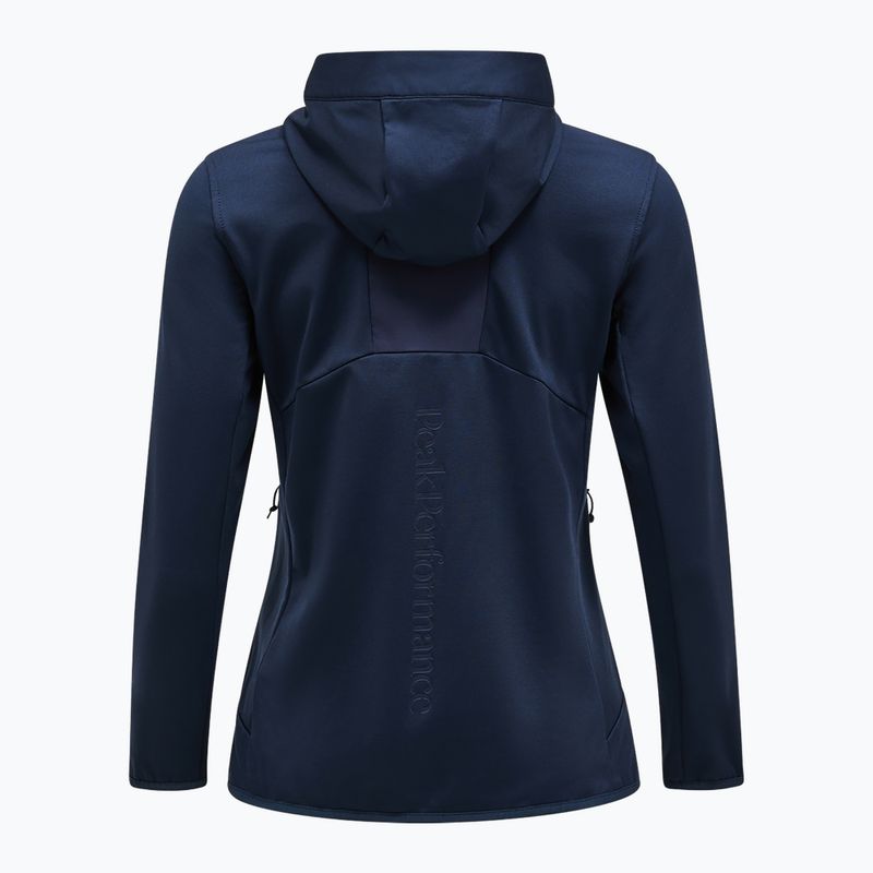 Moteriškas džemperis Peak Performance Utility Light Zip blue shadow 2