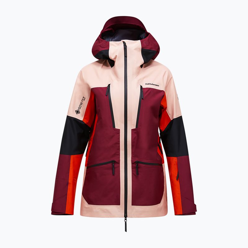 Moteriška slidinėjimo striukė Peak Performance Vertical Gore-Tex Pro Jacket peach fuzz/vertical zenith