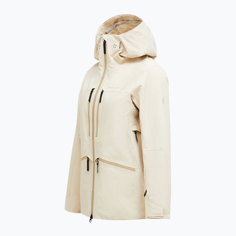 Moteriška slidinėjimo striukė Peak Performance Whitelight APX sand fog 3