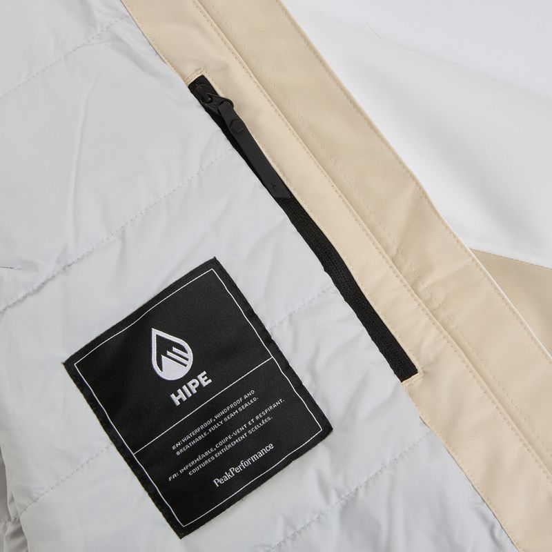 Moteriška slidinėjimo striukė Perak Performance Rider Tech Insulated smėlio rūkas/balta 5
