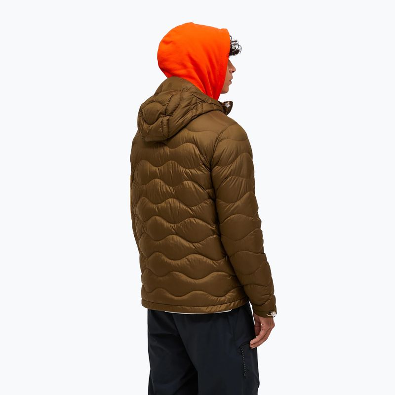 Vyriška pūsta striukė Peak Performance Helium Utility Down meadow moss/sierra sand 3