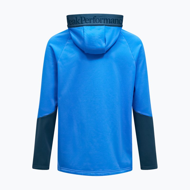 Vyriškas džemperis Peak Performance Rider Essentials Zip Hood Azure Ascent/Mountain Lake 2