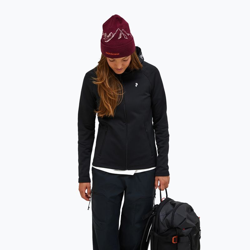 Moteriškas džemperis Peak Performance Rider Essentials Zip Hood black/black 4