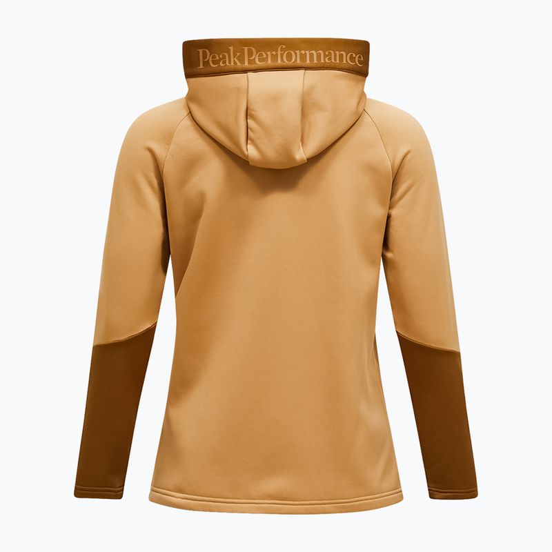 Moteriškas džemperis Peak Performance Rider Essentials Zip Hood Sierra Sand/Earthy Summit 2