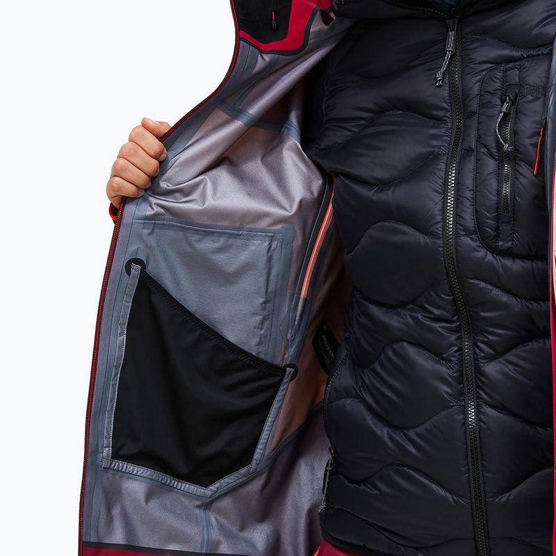 Moteriška slidinėjimo striukė Peak Performance Visilight GTX C-Knit 3L tech burgundy/peach fuzz 6