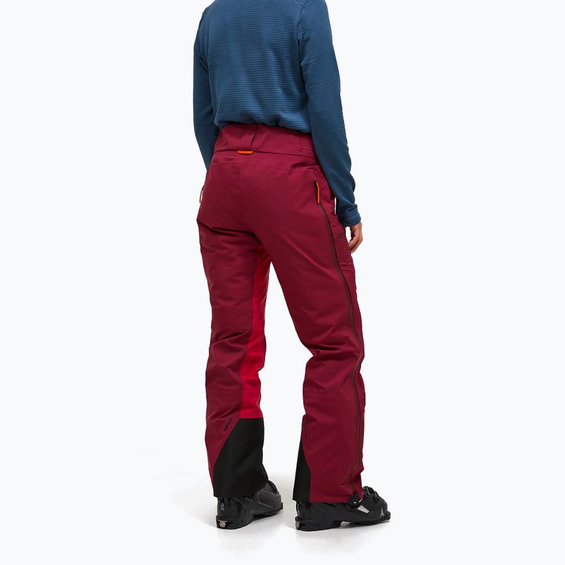 Moteriškos slidinėjimo kelnės Peak Performance Vislight GTX C-Knit 3L vertical zenith/tech burgundy 3