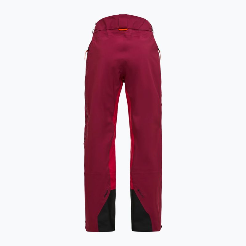 Moteriškos slidinėjimo kelnės Peak Performance Vislight GTX C-Knit 3L vertical zenith/tech burgundy 7