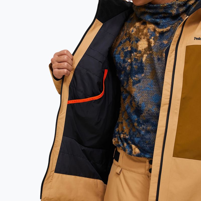 Vyriška slidinėjimo striukė Peak Performance Edge Insulated sierra sand/earthy summit 6