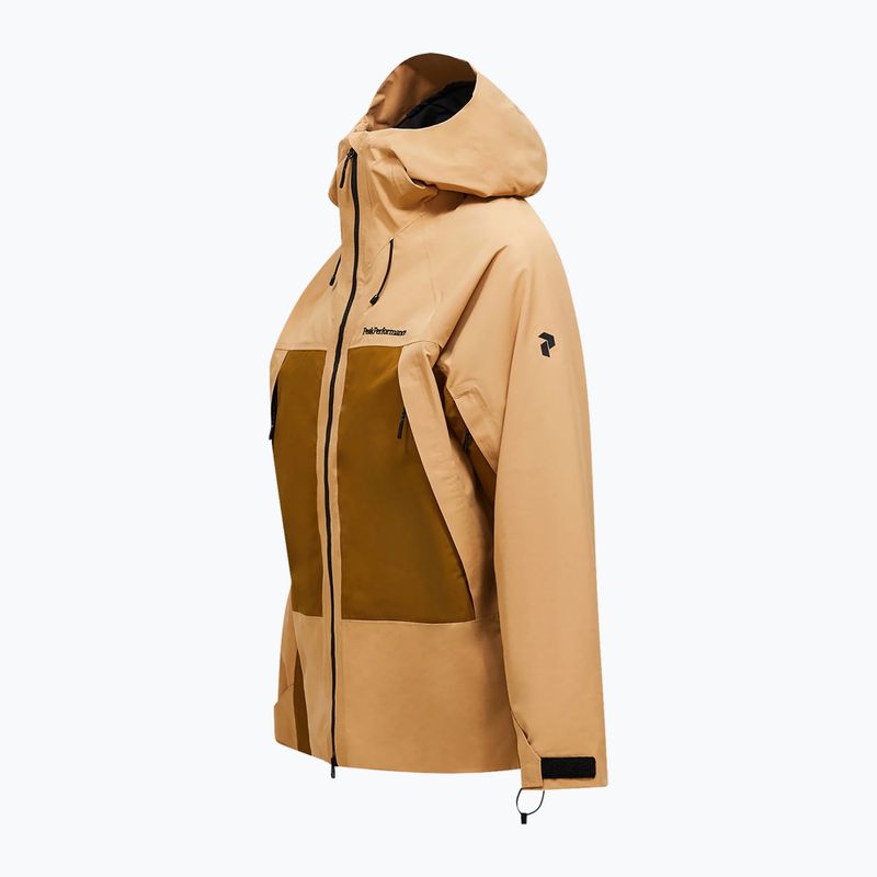 Vyriška slidinėjimo striukė Peak Performance Edge Insulated sierra sand/earthy summit 10