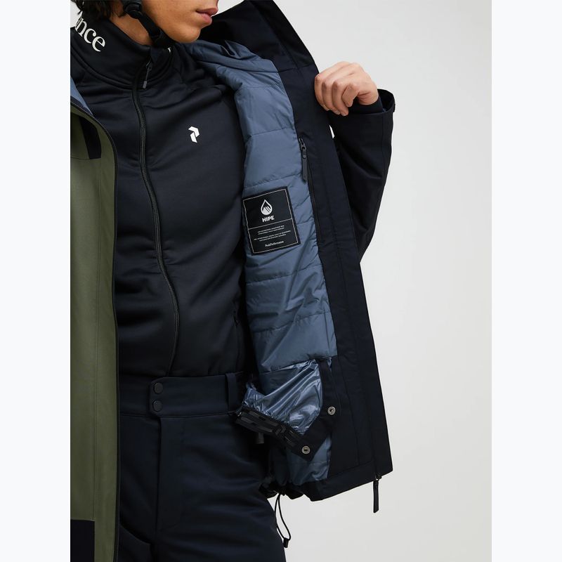 Vyriška slidinėjimo striukė Peak Performance Rider Tech Insulated pine needle/black 6