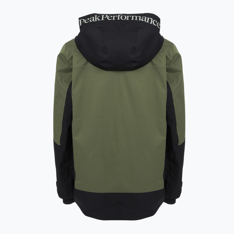 Vyriška slidinėjimo striukė Peak Performance Rider Tech Insulated pine needle/black 2