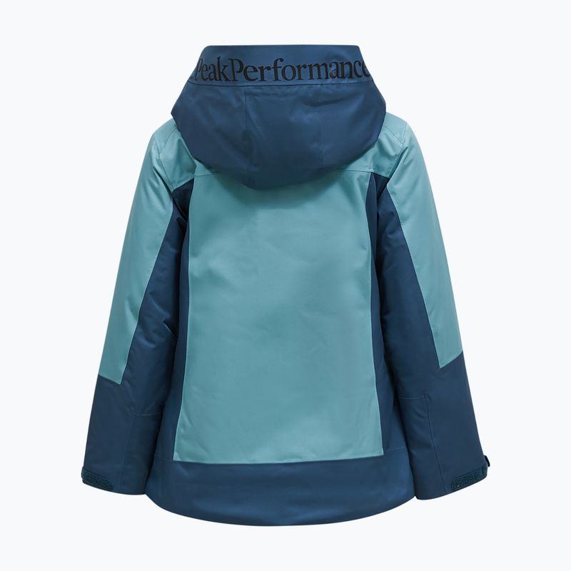 Moteriška slidinėjimo striukė Peak Performance Rider Tech Insulated Jacket mountain lake/deluded vision 2
