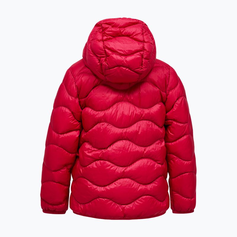 Vaikiška pūsta striukė Peak Performance Helium Down Hood Jacket Tech Burgundy/Vertical Zenith 2