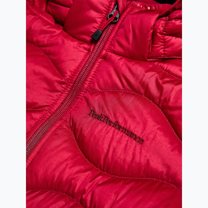 Vaikiška pūsta striukė Peak Performance Helium Down Hood Jacket Tech Burgundy/Vertical Zenith 4