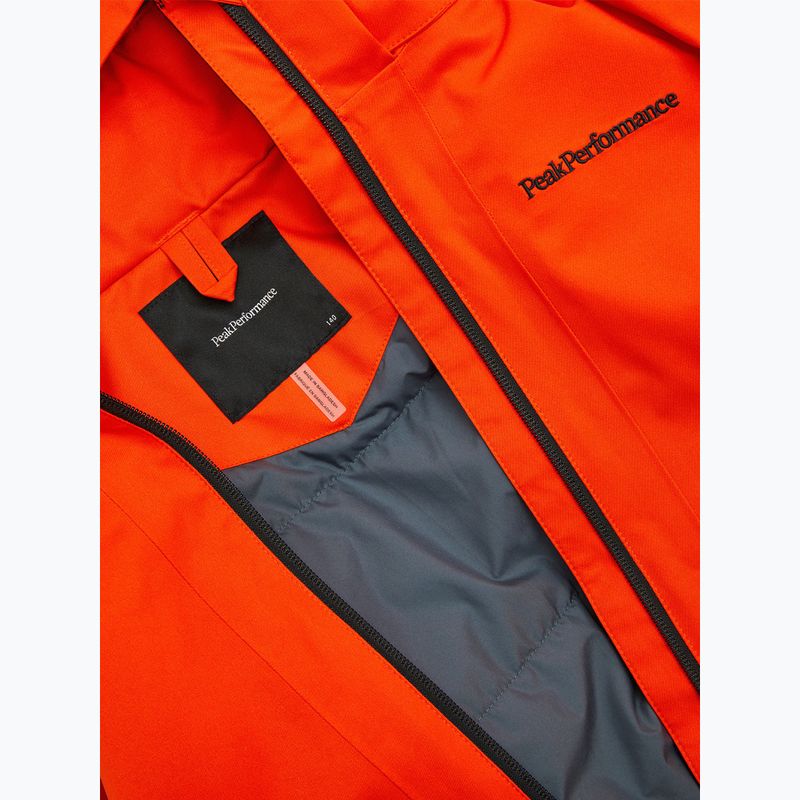 Vaikiška slidinėjimo striukė Peak Performance JR Maroon Insulated solar burst 4