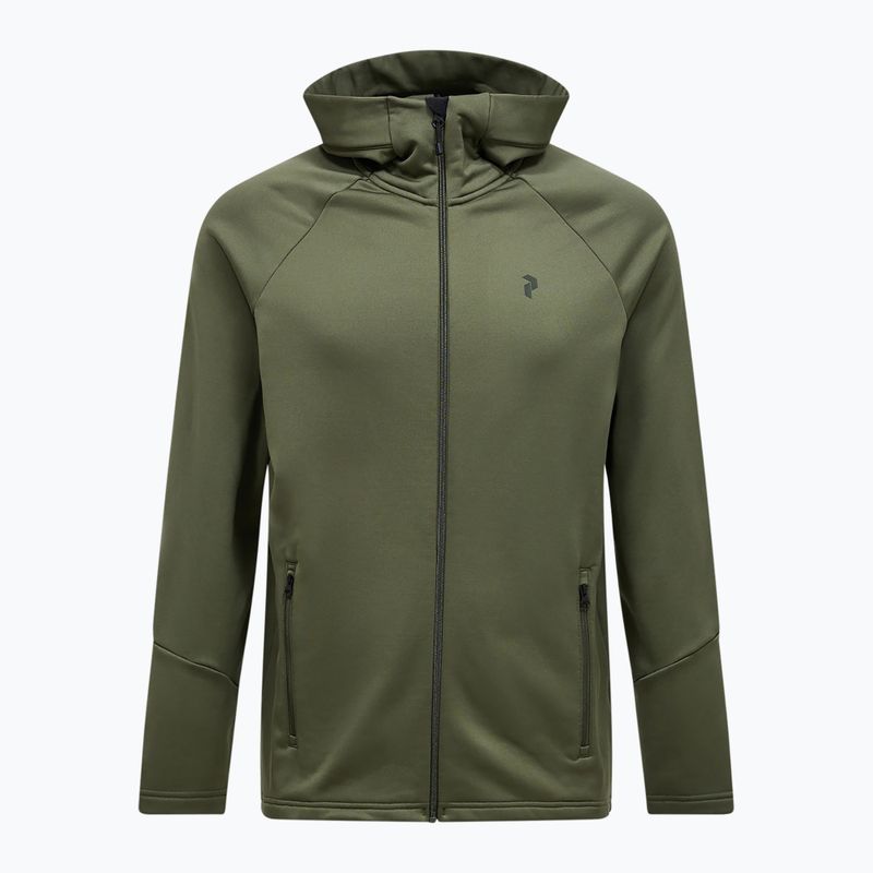 Vyriškas džemperis Peak Performance Rider Essentials Zip Hood pine needle/pine needle 5