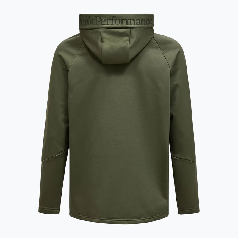 Vyriškas džemperis Peak Performance Rider Essentials Zip Hood pine needle/pine needle 6